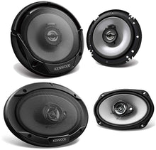 Charger l&#39;image dans la galerie, Kenwood KFC-1666S + KFC-6966S 300W 2-Way With 6.9&quot; 400W 3-Way Coaxial Car Speakers Packages