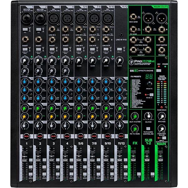 Mackie ProFX12v3 12 Channel Professional Effects Mixer with USB