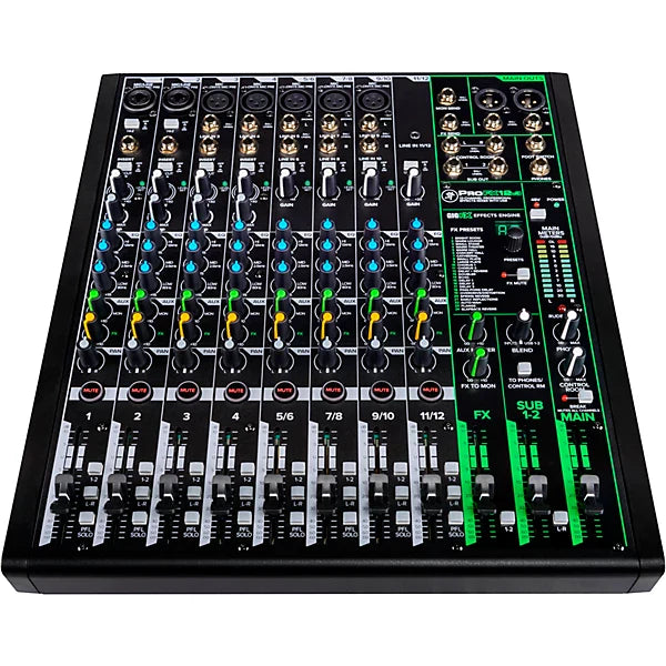 Mackie ProFX12v3 12 Channel Professional Effects Mixer with USB