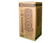 Charger l&#39;image dans la galerie, MR DJ LETS DANCE+ Dual 10&quot; 3500W Battery Powered Bluetooth Speaker Microphone Party Speaker