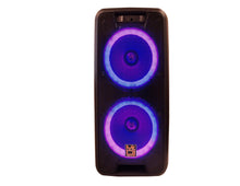 Charger l&#39;image dans la galerie, MR DJ LETS DANCE+ Dual 10&quot; 3500W Battery Powered Bluetooth Speaker Microphone Party Speaker