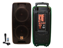Charger l&#39;image dans la galerie, MR DJ LETS DANCE+ Dual 10&quot; 3500W Battery Powered Bluetooth Speaker Microphone Party Speaker