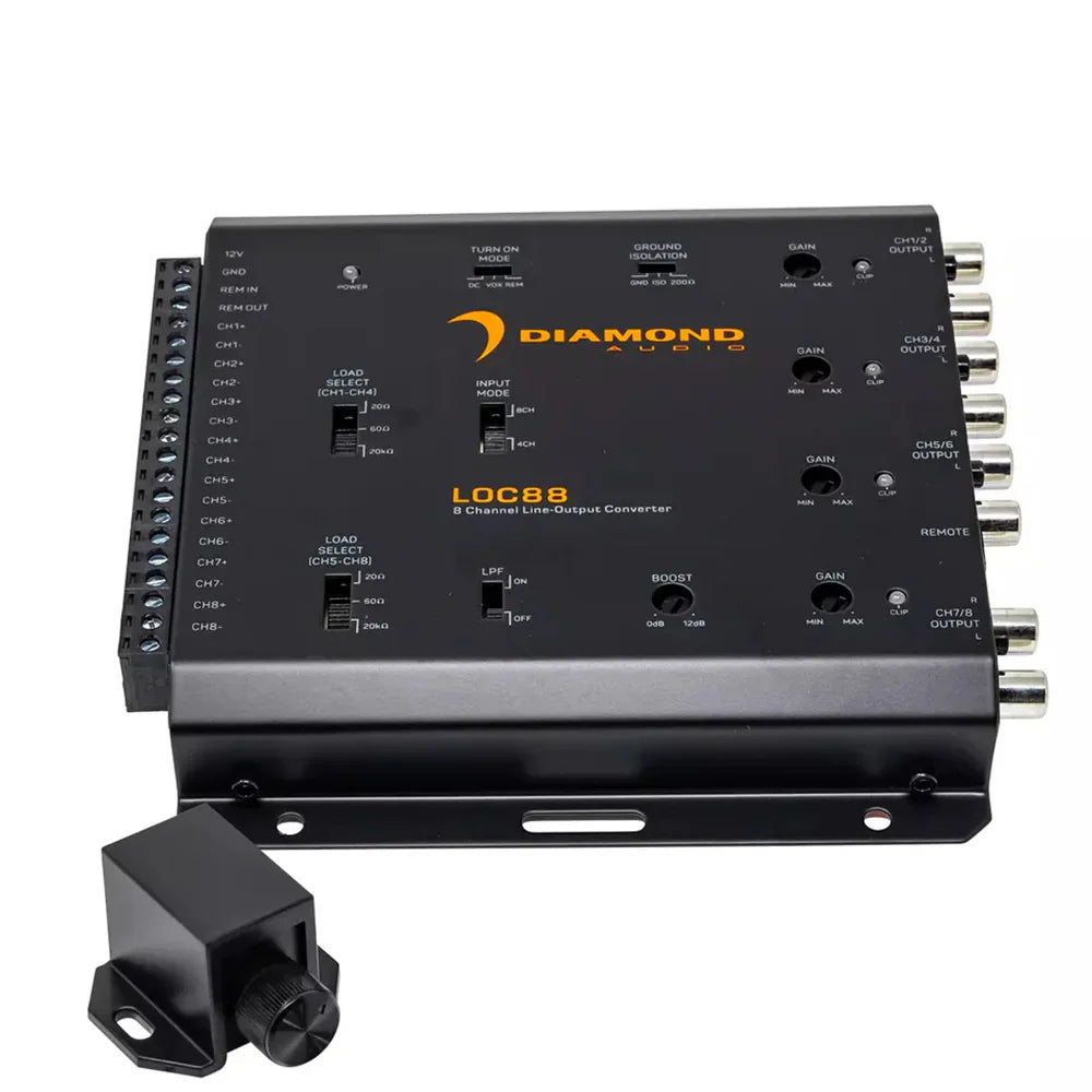 Diamond Audio LOC88 LOC Series 8-Channel Line-Output Converter (8 IN/8 OUT)