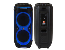 Load image into Gallery viewer, 2 MR DJ LOS ANGELES Dual 15” Powered Rechargeable Bluetooth DJ Speaker 6000W Active PA System