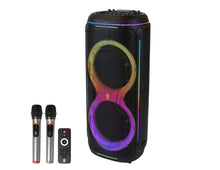 Load image into Gallery viewer, MR DJ LOS ANGELES Dual 15” Powered Rechargeable Bluetooth DJ Speaker 6000W Active PA System