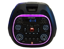 Load image into Gallery viewer, MR DJ LOS ANGELES Dual 15” Powered Rechargeable Bluetooth DJ Speaker 6000W Active PA System