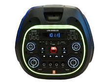Load image into Gallery viewer, 2 MR DJ LOS ANGELES Dual 15” Powered Rechargeable Bluetooth DJ Speaker 6000W Active PA System