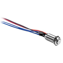 Load image into Gallery viewer, Install Bay LS12B-2 Silver 12MM Round Illuminated Latching Switch Blue Qty 2