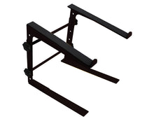 Charger l&#39;image dans la galerie, MR DJ LTS109BK Laptop Computer Stand Black Mobile Disc Jockey PC Table Rack Mount Clamp Bracket
