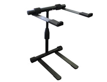 Charger l&#39;image dans la galerie, MR DJ LTS200 Laptop Computer Stand Black Mobile Disc Jockey PC Table