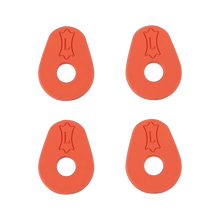 Load image into Gallery viewer, Levy's Leathers LVY-RINGBLOCK-OR Orange Stretchy Rubber Guitar Strap Locks