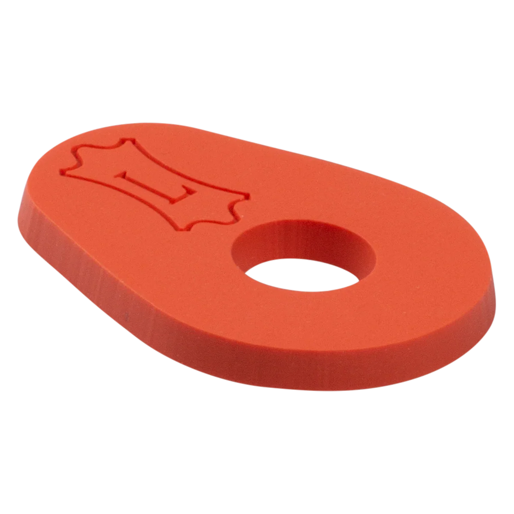 Levy's Leathers LVY-RINGBLOCK-OR Orange Stretchy Rubber Guitar Strap Locks