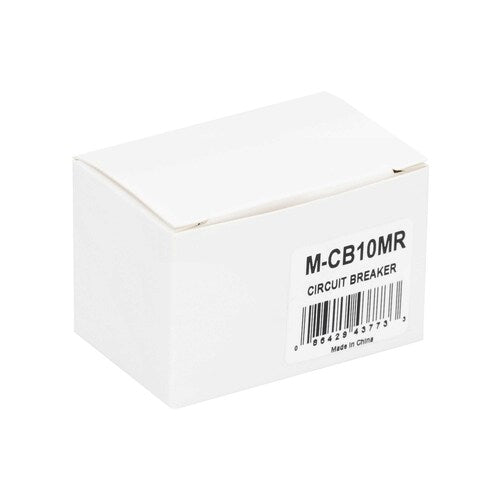 Install Bay M-CB10MR 10A Mini Circuit Breaker Manual Reset