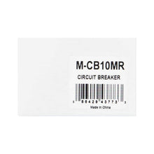 Charger l'image dans la galerie, Install Bay M-CB10MR 10A Mini Circuit Breaker Manual Reset