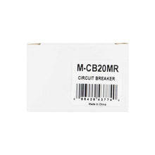 Charger l'image dans la galerie, Install Bay M-CB20MR 20A Mini Circuit Breaker Manual Reset