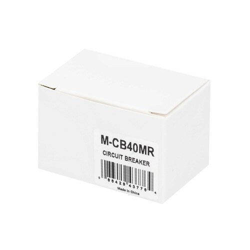 Install Bay M-CB40MR 40A Mini Circuit Breaker Manual Reset