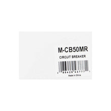 Charger l'image dans la galerie, Install Bay M-CB50MR 50A Mini Circuit Breaker Manual Reset