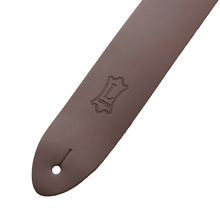 Load image into Gallery viewer, Levy's Leathers M4-BRN Genuine Leather Bass Strap - Brown