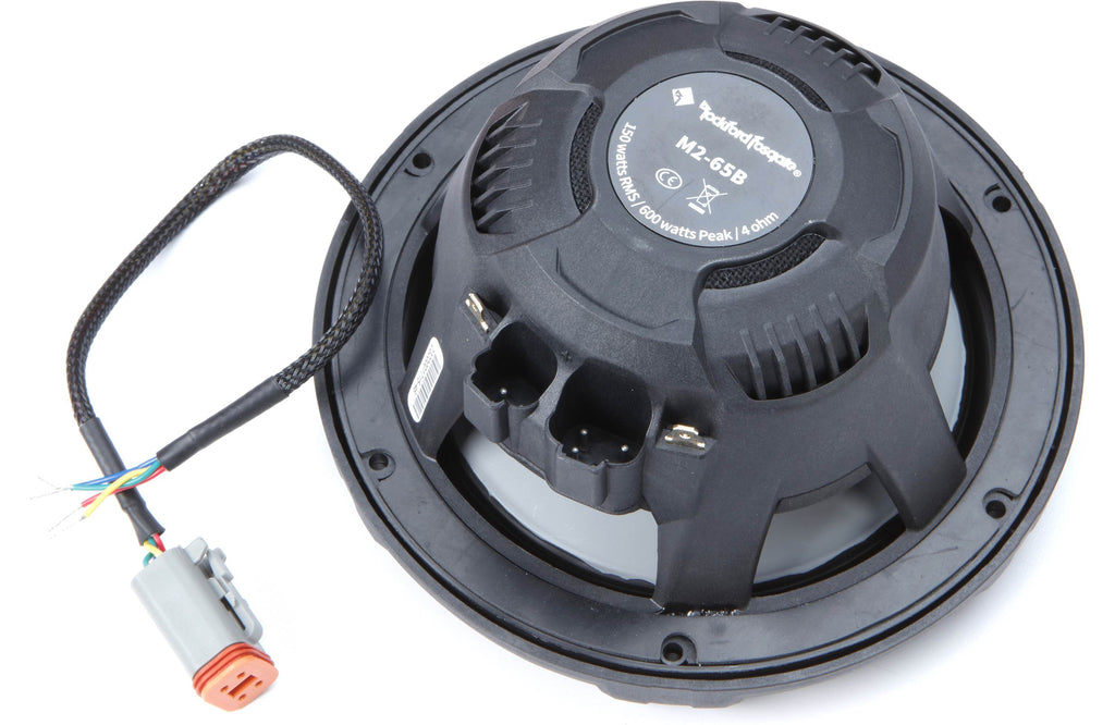 Rockford Fosgate M2-65B M2 Series 6-1/2" Color-Optix marine speakers Black