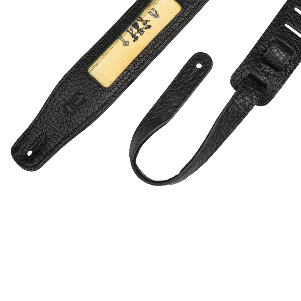 Levy's Leathers M26CAL-001 Leather Mariachi Print Design Guitar Strap
