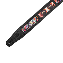 Load image into Gallery viewer, Levy's Leathers M26CAL-002 Leather Eyes Print Design Guitar Strap