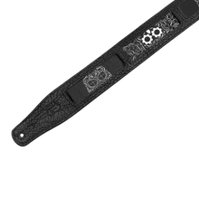 Charger l'image dans la galerie, Levy's Leathers M26CAL-003 Leather Skull Print Design Guitar Strap