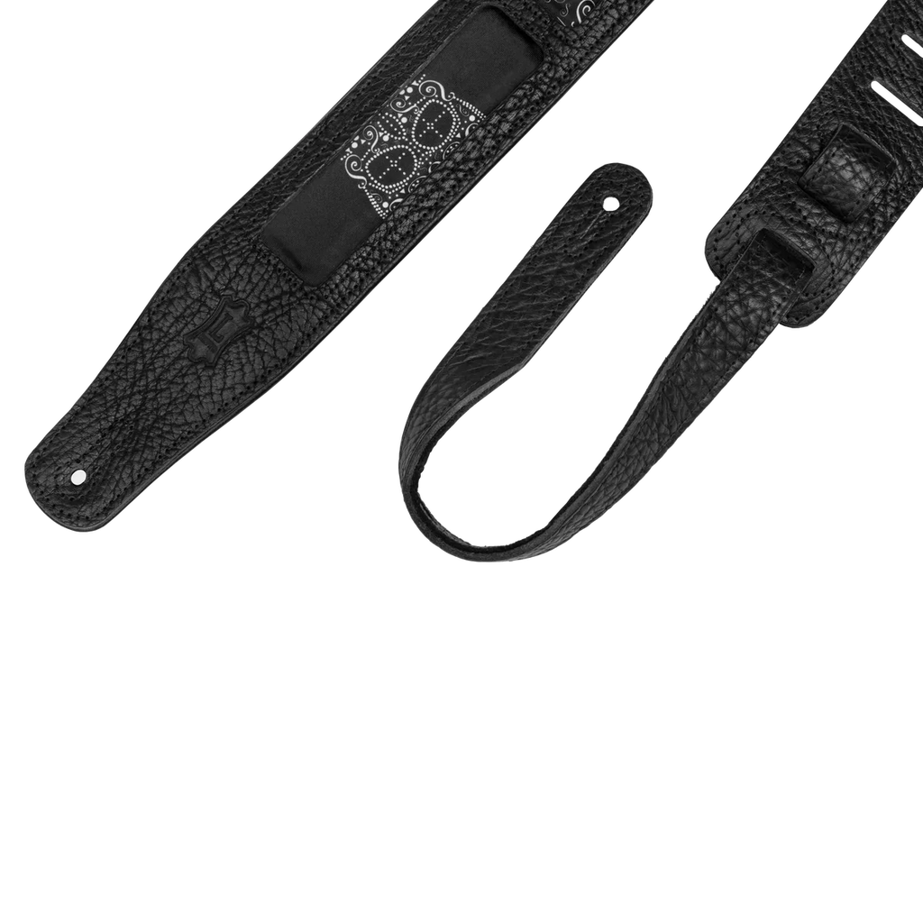 Levy's Leathers M26CAL-003 Leather Skull Print Design Guitar Strap