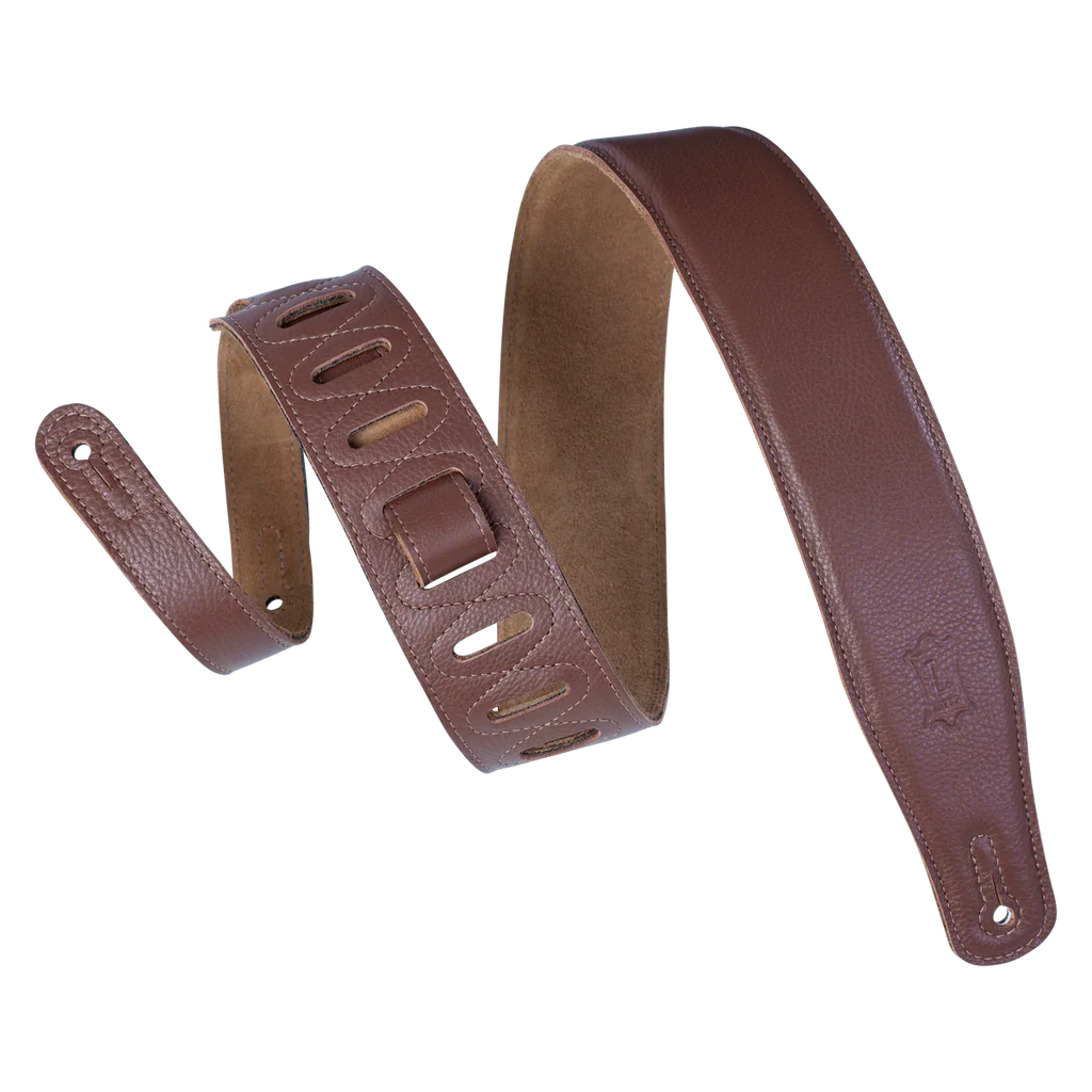 Levy's Leathers M26GF-BRN Garment Leather Guitar Strap - Brown