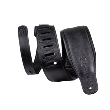 Charger l'image dans la galerie, Levy's Leathers M26GP-BLK-BLK Garment Leather Guitar Strap - Black Backing