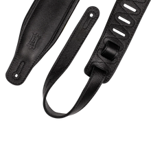 Charger l'image dans la galerie, Levy's Leathers M26GP-BLK-BLK Garment Leather Guitar Strap - Black Backing