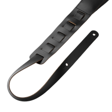 Charger l'image dans la galerie, Levy's Leathers M26PD-BLK-XL 3" Wide Amped Leather Series Guitar Strap - Black