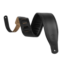 Load image into Gallery viewer, Levy's Leathers M26PD-BLK Amped Leather Series Guitar Strap - Black