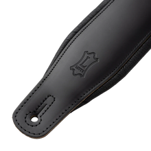 Load image into Gallery viewer, Levy's Leathers M26PD-BLK Amped Leather Series Guitar Strap - Black