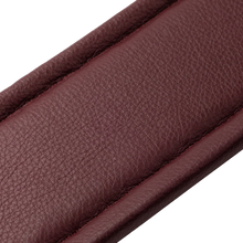 Charger l'image dans la galerie, Levy's Leathers M26PD-BRG-BRG 3" Wide Amped Leather Series Guitar Strap - Burgundy