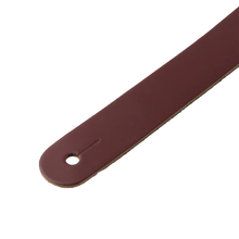 Charger l'image dans la galerie, Levy's Leathers M26PD-BRG-BRG 3" Wide Amped Leather Series Guitar Strap - Burgundy
