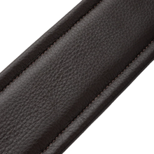 Load image into Gallery viewer, Levy's Leathers M26PD-DBR-XL 3" Wide Amped Leather Series Extra Long Guitar Strap - Dark Brown