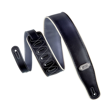 Charger l'image dans la galerie, Levy's Leathers M26VCP-BLK_GRY 2.75" Vinyl Guitar Strap - Black, Grey, and Cream