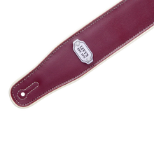 Charger l'image dans la galerie, Levy's Leathers M26VCP-BRG_SEA Reversible Vinyl Guitar Strap - Burgundy Seafoam