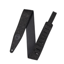 Load image into Gallery viewer, Levy's Leathers M317FCL-BLK Florentine Series Leather Guitar Strap - Black