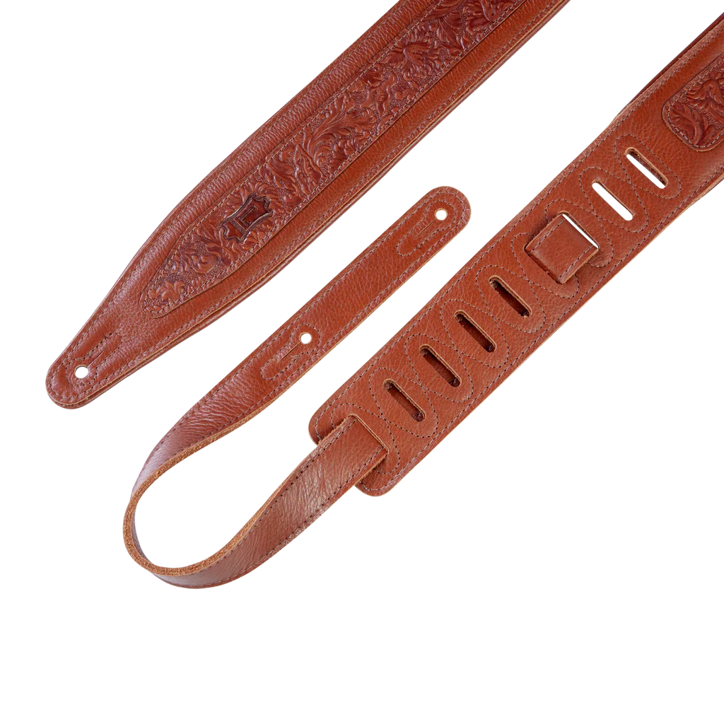 Levy's Leathers M317FG-TAN Florentine Series Leather Guitar Strap - Black