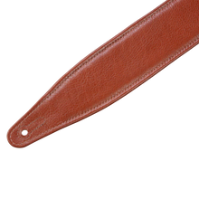 Load image into Gallery viewer, Levy's Leathers M317FG-TAN Florentine Series Leather Guitar Strap - Black