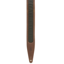 Charger l'image dans la galerie, Levy's Leathers M317TRI-BRN-GRN Guitar Strap - Brown, Green
