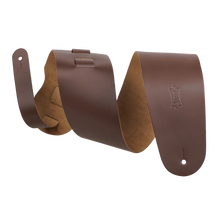 Load image into Gallery viewer, Levy's Leathers M4-BRN Genuine Leather Bass Strap - Brown