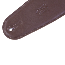Charger l'image dans la galerie, Levy's Leathers M4GF-BRN Genuine Garment Leather Bass Guitar Strap - Brown
