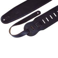 Charger l'image dans la galerie, Levy's Leathers M4GF-DBR Genuine Garment Leather Bass Guitar Strap - Dark Brown