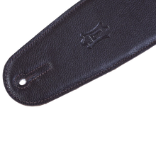 Charger l'image dans la galerie, Levy's Leathers M4GF-DBR Genuine Garment Leather Bass Guitar Strap - Dark Brown