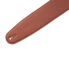 Load image into Gallery viewer, Levy's Leathers M4GF-TAN Genuine Garment Leather Bass Guitar Strap - Tan