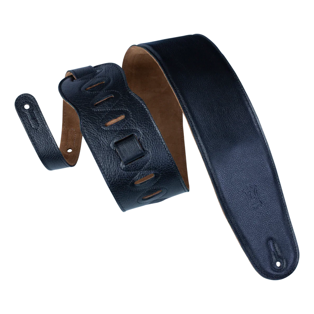 Levy's Leathers M4GF-XL-BLK Guitar Strap - Black Garment