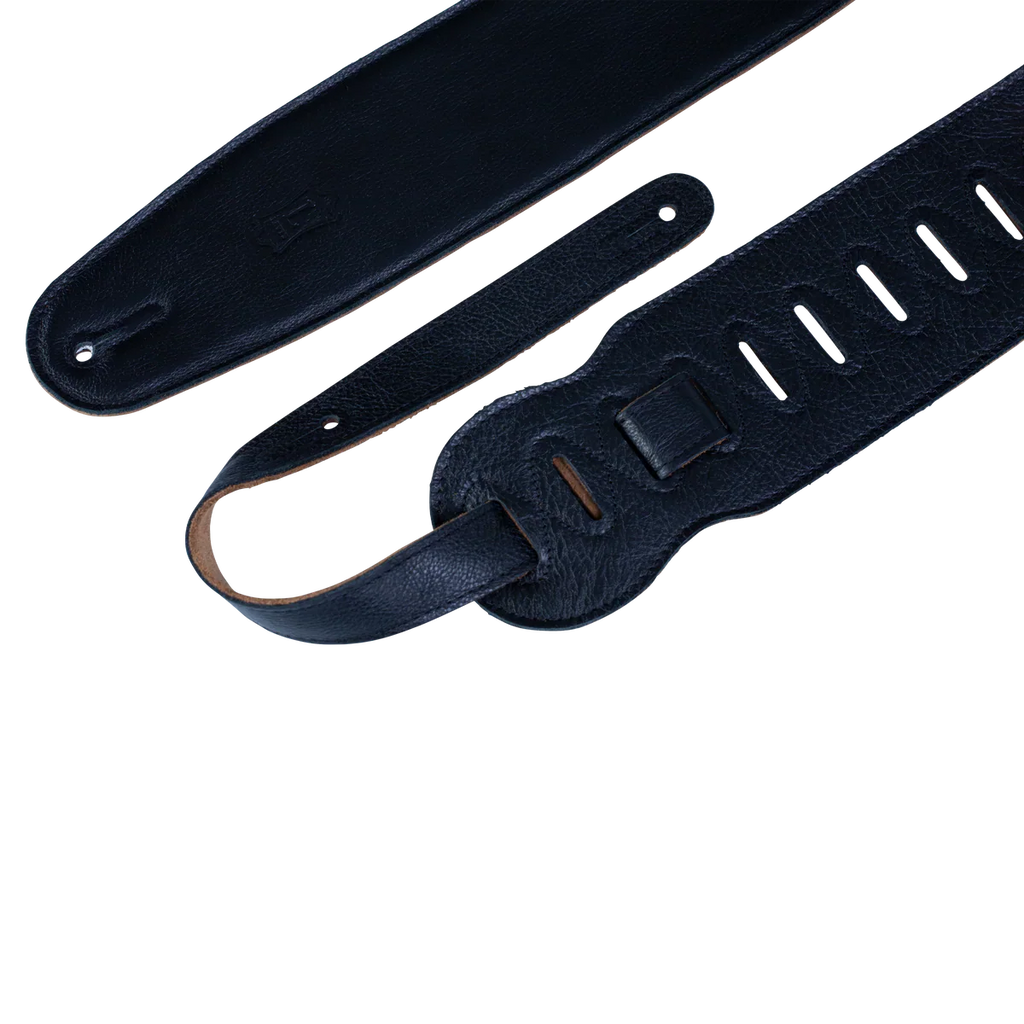Levy's Leathers M4GF-XL-BLK Guitar Strap - Black Garment