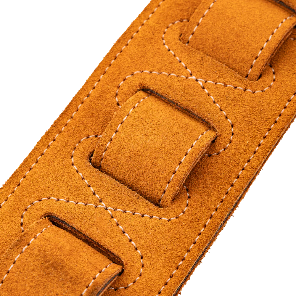 Levy's Leathers M4MN-DBR Sunbird Series Guitar Strap Hummingbird Design - Dark Brown